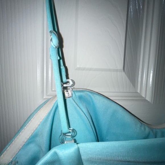 Speechless Junior Girl’s Baby Blue A-Line Beaded Bow Homecoming Dress Size 7 - Picture 8 of 12